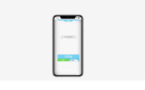 touchscale屏幕电子秤入口（手机屏幕称重）